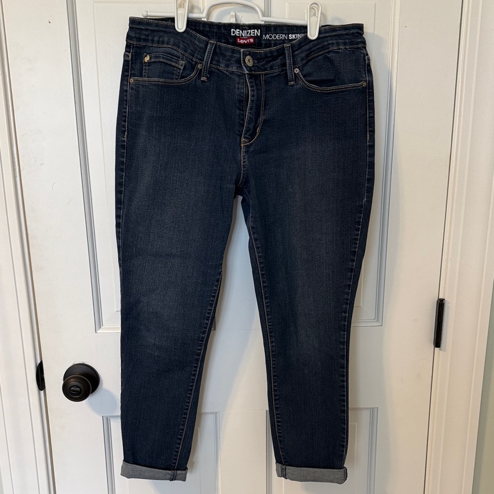 Denizen from Levi's Women's Dark Indigo Cropped Jeans